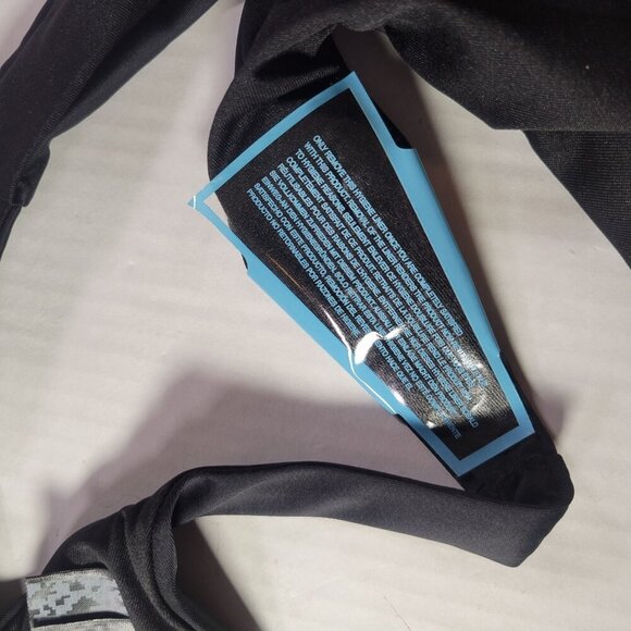 Asos Design Womens Black Thong Bikini Bottoms Swimwear Size 10 - Picture 3 of 4